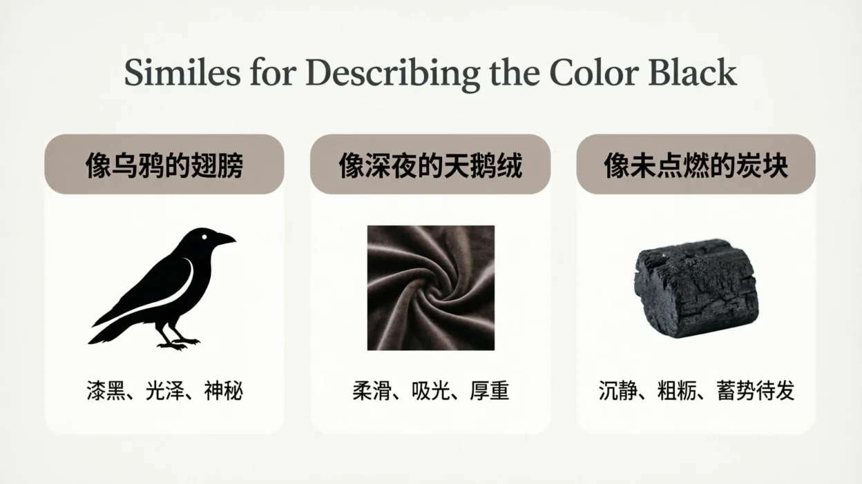 Similes for Describing the Color Black