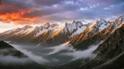 Similes for Mountains