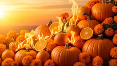 Similes for the Color Orange