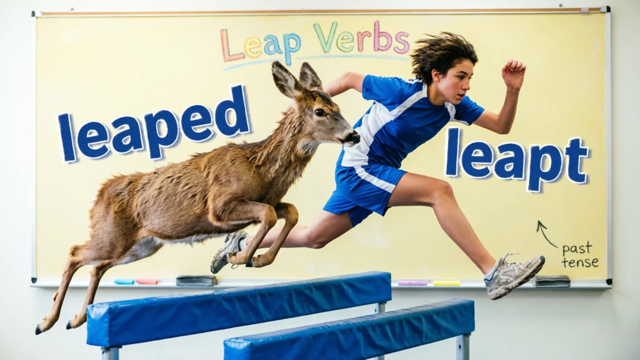 Leaped or Leapt