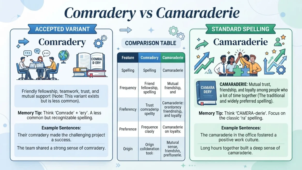 Comradery or Camaraderie