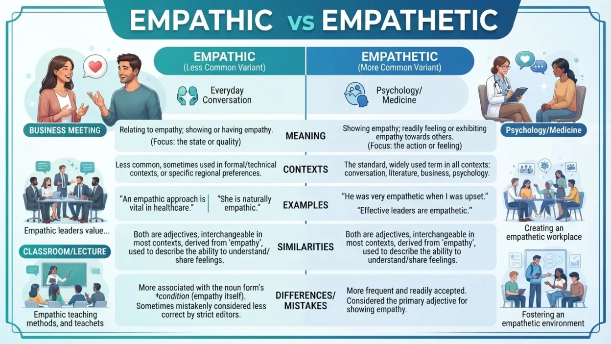 Empathic or Empathetic