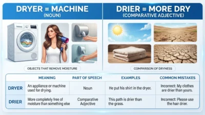 Dryer or Drier