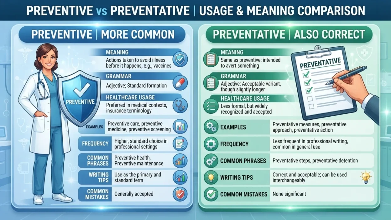 Preventive or Preventative