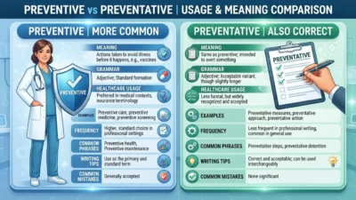 Preventive or Preventative