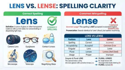 Lens or Lense