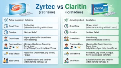Zyrtec or Claritin